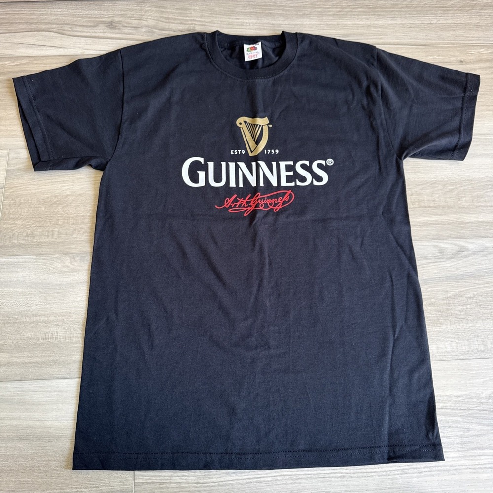 Vintage Fruit Of The Loom Guinness beer Shirt Mens Size Medium NWOT
